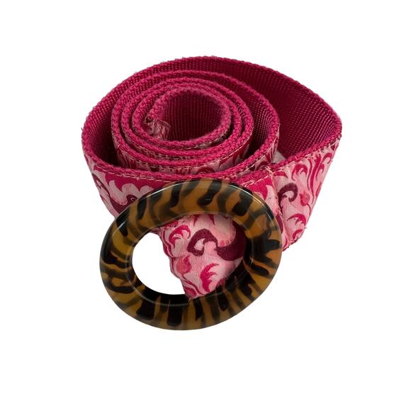 Uptown Charlie belt tortoiseshell with pink print - Picture 9 of 9